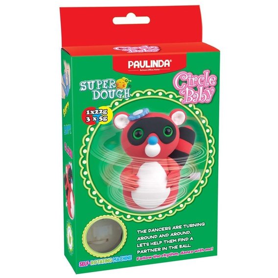 Масса для лепки Paulinda Super Dough Circle Baby Енот крутящийся механизм, красный (PL-081177-1)
Масса для лепки Paulinda Super Dough Circle Baby Енот крутящийся механизм, красный (PL-081177-1)