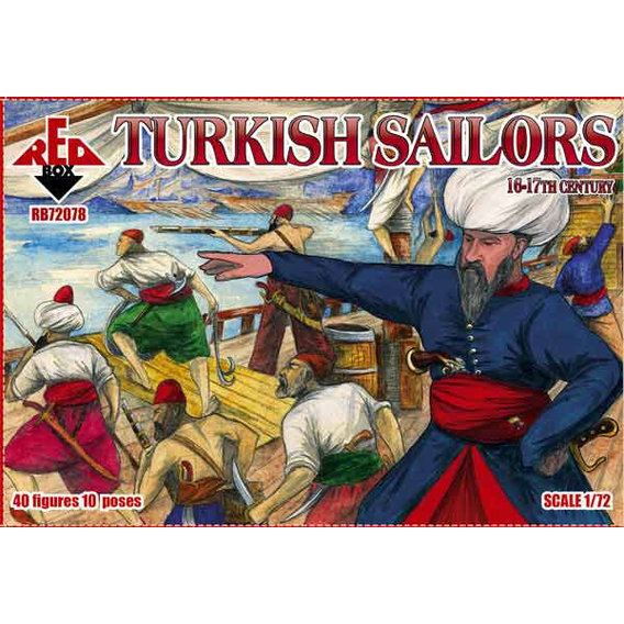 Набор фигурок Red Box Турецкие моряки, 16-17 века (RB72078)