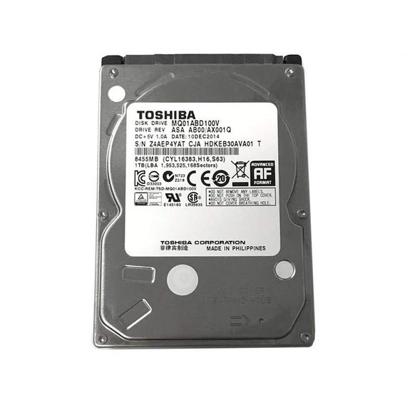Внутренний жесткий диск Toshiba (MQ01ABD100V) RB