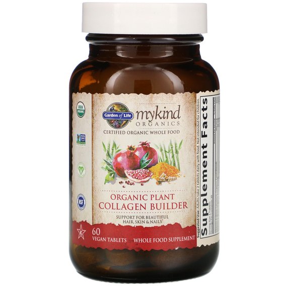 Garden of Life MyKind Organics Collagen Builder Органический коллаген 60 веганских таблеток
Garden of Life MyKind Organics Collagen Builder Органический коллаген 60 веганских таблеток