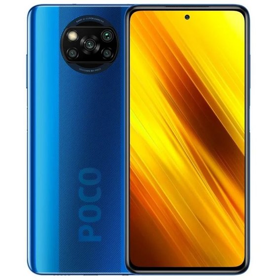 Смартфон Xiaomi Poco X3 NFC 6/64Gb Cobalt Blue (Global)
