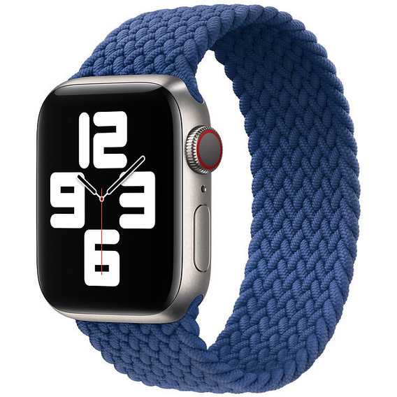Аксессуар для Watch Apple Braided Solo Loop Atlantic Blue Size 4 (MY6Y2) for Apple Watch 38/40mm