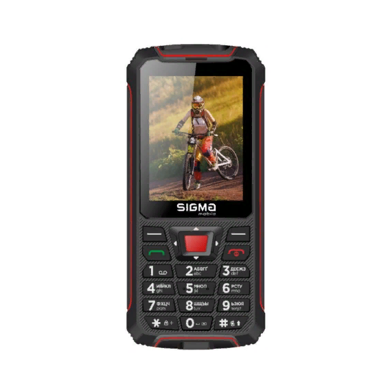 Мобильный телефон Sigma mobile X-treme PR68 Black-red (UA UCRF)