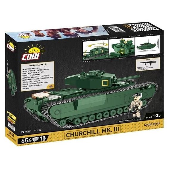Конструктор Cobi Company of Heroes 3 Танк Mk III Черчилль, 654 детали