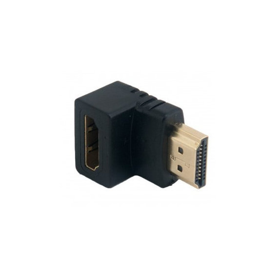 Кабель и переходник Extradigital HDMI to HDMI, 90 Degree, v1.4, Gold (KBH1671)