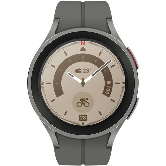 Смарт-часы Samsung Galaxy Watch 5 Pro 45mm Grey Titanium with Grey D-Buckle Sport Band (SM-R920NZTA)