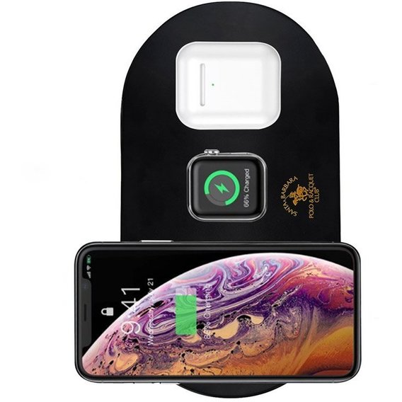 Polo Robin Wireless Charger Black (SB-WICROB-BLK) for Apple iPhone, Apple Watch and Apple AirPods
Polo Robin Wireless Charger Black (SB-WICROB-BLK) for Apple iPhone, Apple Watch and Apple AirPods