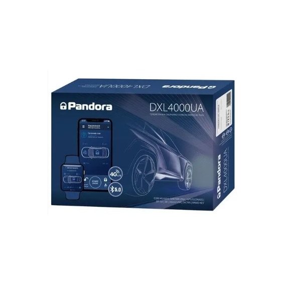 Автосигнализация Pandora DXL4000UA PLUS (комплектация DX-4GS Plus) без сирены