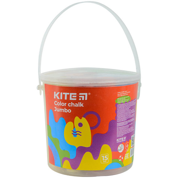 Мелки цветные Kite Jumbo Kite Fantasy 15 шт (K22-074-2)