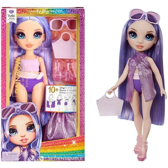 Кукла Rainbow High серии Swim & Style Виолетта с аксессуарами (507314)