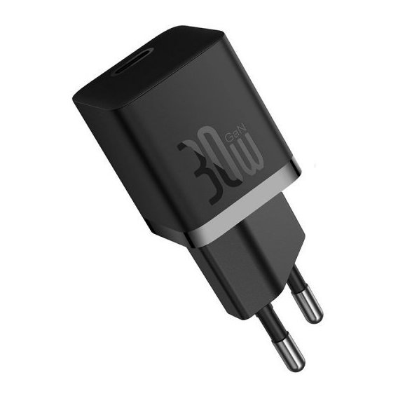 Зарядное устройство Baseus USB-C Wall Charger GaN5 1C 30W Black (CCGN070401)