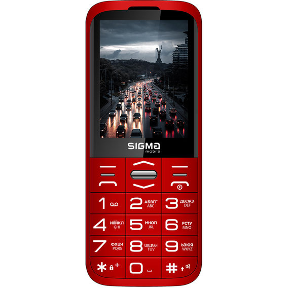 Мобильный телефон Sigma mobile Comfort 50 Grace Dual Sim Red (UA UCRF)
