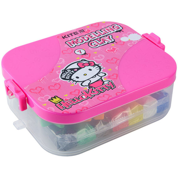 Пластилин в боксе Kite Hello Kitty 7 цветов + инструменты (HK22-080)