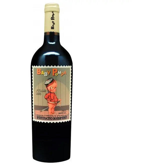 Вино El Soeado Happy Family Baby Pompa Syrah, красное сухое, 0.75л 15% (ALR14465)