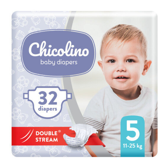Chicolino подгузники детские 5 (11-25кг) 32шт MEDIUM