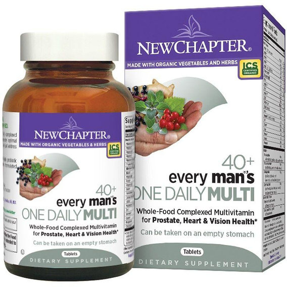New Chapter 40+ Every Man's One Daily Multi 72 Tabs Мультивитаминный комплекс для мужчин 40+
New Chapter 40+ Every Man's One Daily Multi 72 Tabs Мультивитаминный комплекс для мужчин 40+