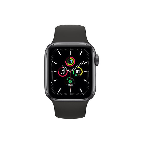 Apple Watch SE 40mm GPS Space Gray Aluminum Case with Black Sport Band (MYDP2) Approved Витринный образец