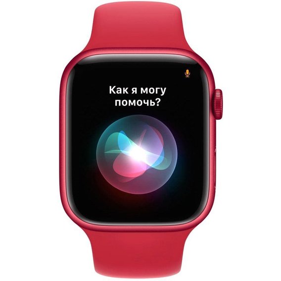 Apple Watch Series 7 41mm GPS (PRODUCT) RED Aluminum Case With PRODUCT RED Sport Band (MKN23) UA