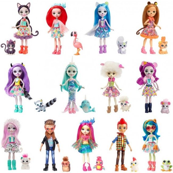 Кукла Mattel Enchantimals Друзья главных героинь в ассортименте