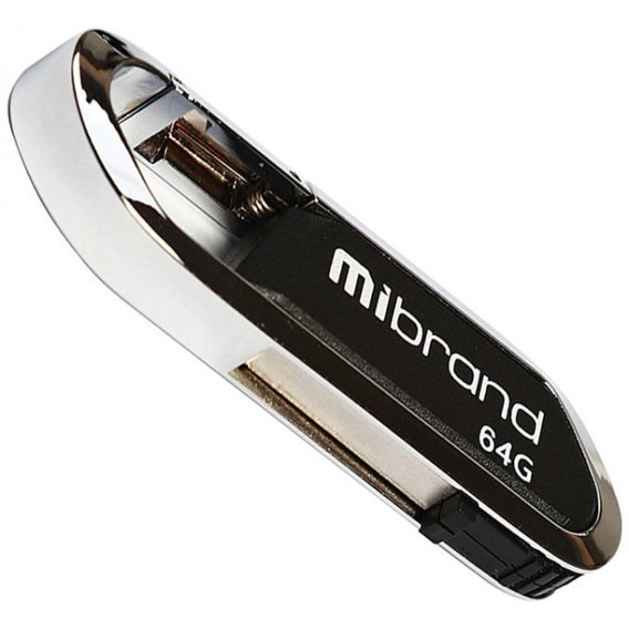 USB-флешка Mibrand 64GB Aligator Black USB 2.0 (MI2.0/AL64U7B)