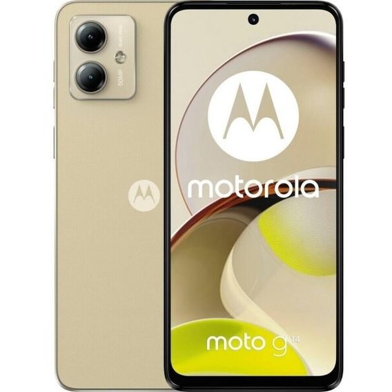 Смартфон Motorola G14 4/128GB Butter Cream (UA UCRF)