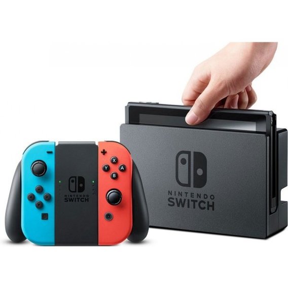 Игровая приставка Nintendo Switch Neon Red/Neon Blue (V2)