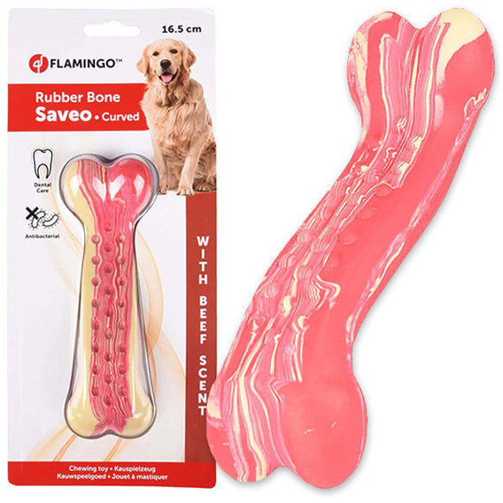 Игрушка Flamingo Rubber Saveo Curved Bone Beef изогнутая кость для собак, вкус говядины 16.5х5.5 см (54147)
Игрушка Flamingo Rubber Saveo Curved Bone Beef изогнутая кость для собак, вкус говядины 16.5х5.5 см (54147)