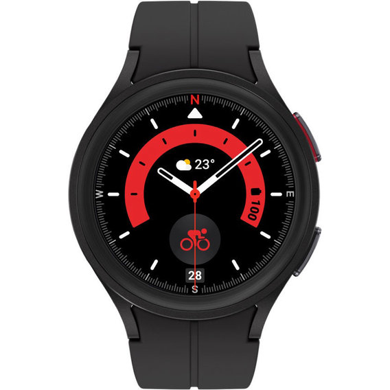 Смарт-часы Samsung Galaxy Watch 5 Pro 45mm LTE Black Titanium with Black D-Buckle Sport Band (SM-R925FZKA)