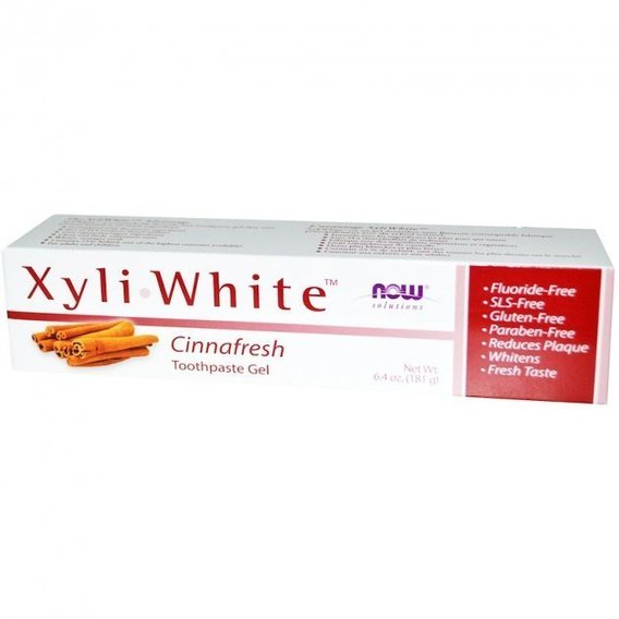 Now Foods Solutions Xyliwhite Toothpaste Gel Cinnafresh Зубная гель-паста со вкусом корицы 181 g
Now Foods Solutions Xyliwhite Toothpaste Gel Cinnafresh Зубная гель-паста со вкусом корицы 181 g