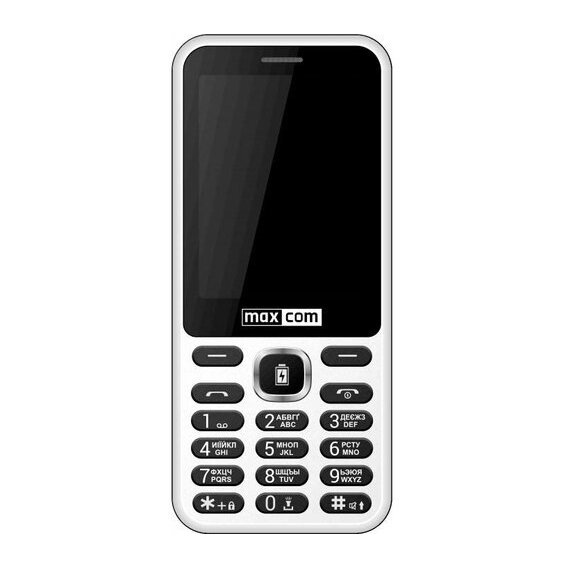 Мобильный телефон Maxcom MM814 White (UA UCRF)