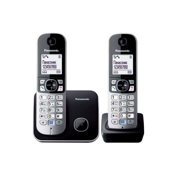 Офисный телефон Panasonic KX-TG6812UAB Black