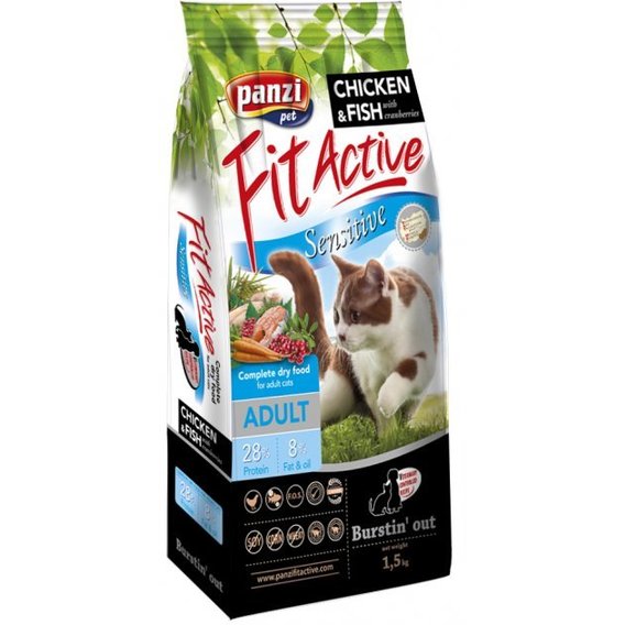 Сухой корм FitActive Sensitive для взрослых котов с чувствительным пищеварением с птицей рыбой и клюквой 1.5 кг
Сухой корм FitActive Sensitive для взрослых котов с чувствительным пищеварением с птицей рыбой и клюквой 1.5 кг