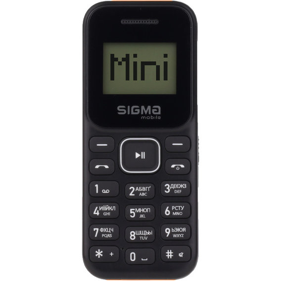 Мобильный телефон Sigma mobile X-style 14 MINI Black/Orange (UA UCRF)