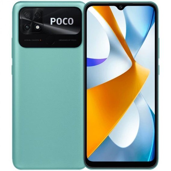 Смартфон Xiaomi Poco C40 4/64Gb Coral Green (Global)