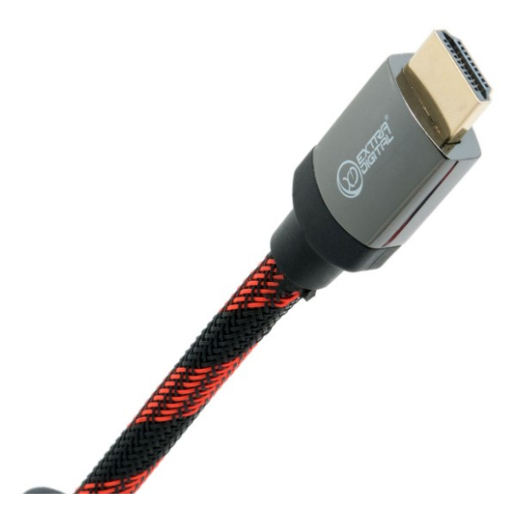 Кабель и переходник Extradigital HDMI to HDMI, 3m, v2.0, 28 AWG, Gold, Nylon, 2xFerrites (KBH1634)