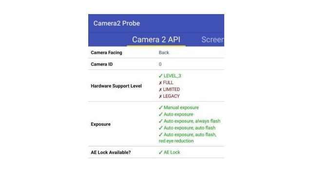 Проверка поддержки Google Camera по умолчанию