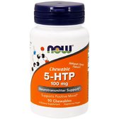 Now Foods 5-HTP, Natural Citrus Flavor, 100 mg, 90 Chewables