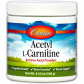 Carlson Labs Acetyl-L-Carnitine Ацетил карнітин 100 г