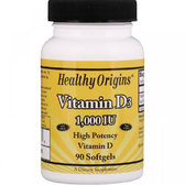 Healthy Origins Vitamin D3 1,000 IU 90 Softgels Вітамін D3