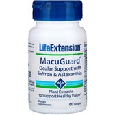 Life Extension MacuGuard Ocular Support with Saffron & Astaxanthin 60 Softgels Здоров'я очей з шафраном і астаксантіном