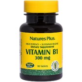 Nature's Plus Vitamin B1, 300 mg, 90 Tablets (NTP1605)