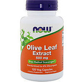 NOW Foods Olive Leaf 500 mg 120 caps (Листя оливи)