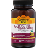 Country Life Real food organics Women's Вітамінно-мінеральний комплекс 60 таблеток