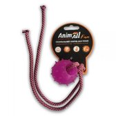 Куля з канатом AnimAll Fun 88184 8 см фіолетовий