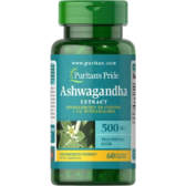 Puritan's Pride Ashwagandha Extract 500 mg Ашвагандха 60 капсул