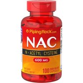 Piping Rock N-Acetyl Cysteine ​​(NAC) 100 Capsules N-ацетил цистеїн (NAC)