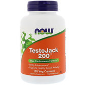 NOW Foods TESTO JACK 200 EXTRA STR 120 VCAPS тестостеронового комплекс