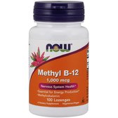 NOW Foods Methyl B-12 1,000 mcg Lozenges 100 tabs