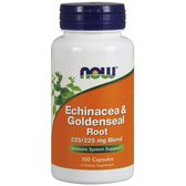 NOW Foods Echinacea & Goldenseal Root Capsules 100 caps