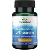 Swanson Suntheanine L-Theanina 100mg Л-теанін 60 вегетаріанських капсул